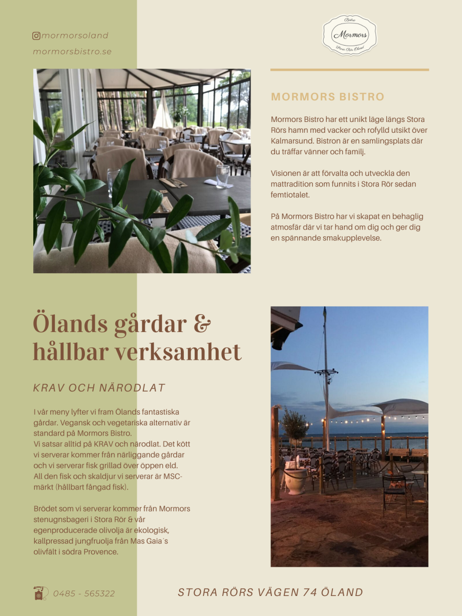 Mormors Bistro Stora Rör Mormors Bistro Stora Rör