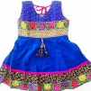 Indisk barnklänning - Anna flera färger - Anna Blå stl. 24