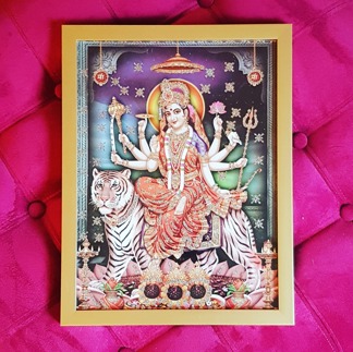 Tavla hinduiska gudar - Durga - Durga