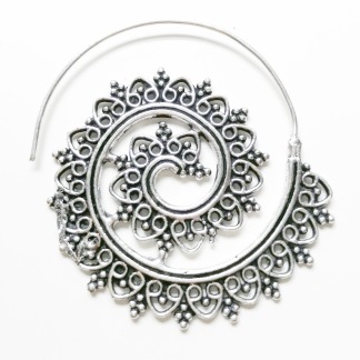Örhängen Tribal spiral silver - Tribalspiral silver