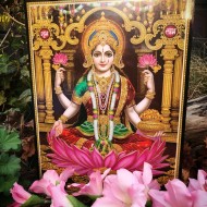 Tavla hinduiska gudar - Lakshmi
