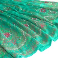 Bollywood kläder kjol Grön