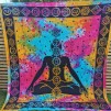 Chakra batik Mandala - Multifärgad