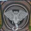 Mandala Elefanthuvud  Blå
