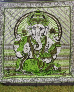 Mandala Ganesh Grön - Mandala Ganseh Grön