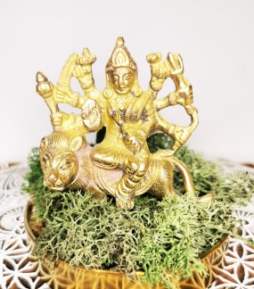 Durga Mässingsstaty - Durga