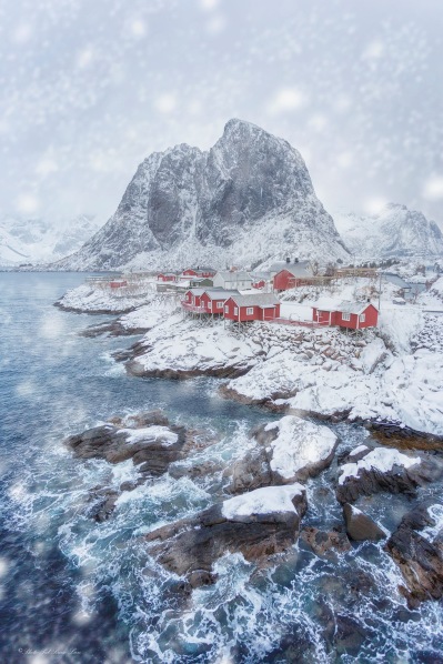 Norway. Hamnøy at Wintertime, Lofoten Islands. Photo: Pål Rune Lien Norway. Hamnøy at Wintertime, Lofoten Islands. Photo: Pål Rune Lien