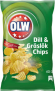Dill & gräslök olw 175 gr - dillchips olw 21x175 gr
