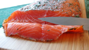 Dill marinated salmon/gravlax - Gravad salmon 200 gr