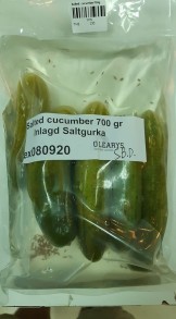 Salt Gurka / salted cucumber 600 gr - Salted cucumber bag 600 gr
