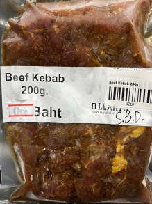 Beef Kebab Meat 200 Gr | Olearys.S.B.D