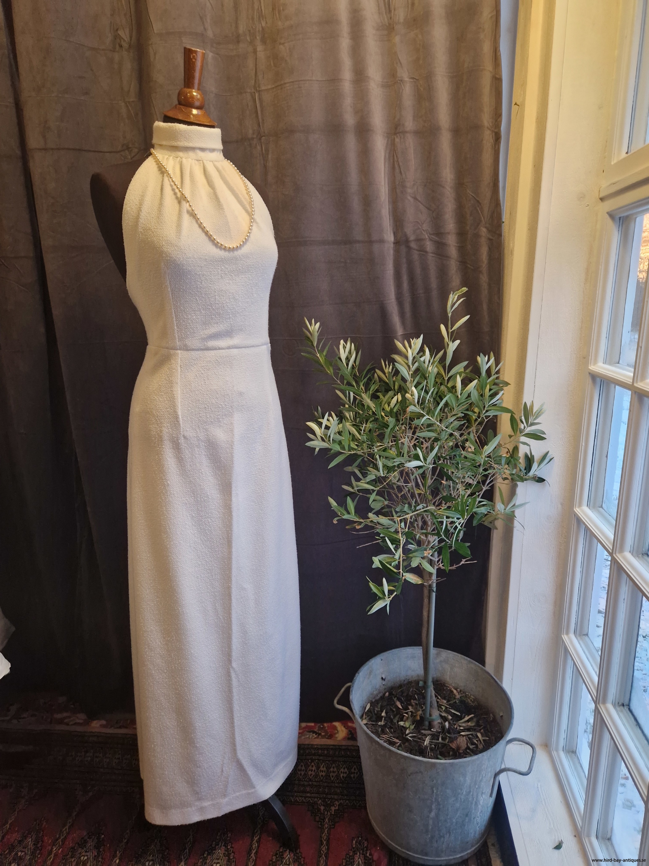 vintage vit klänning
