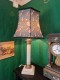 Stor bordslampa med alabasterfot