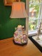 Bordslampa buddha med barn