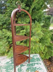 Cakestand i mahogny