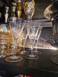 Franska kristall vinglas