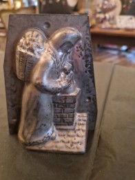 Jultomte marsipan/ choklad form