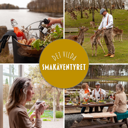 Det vilda smakäventyret - Ett smakäventyr till cykel med boendpaket på Säbyholms Gård i södra Halland