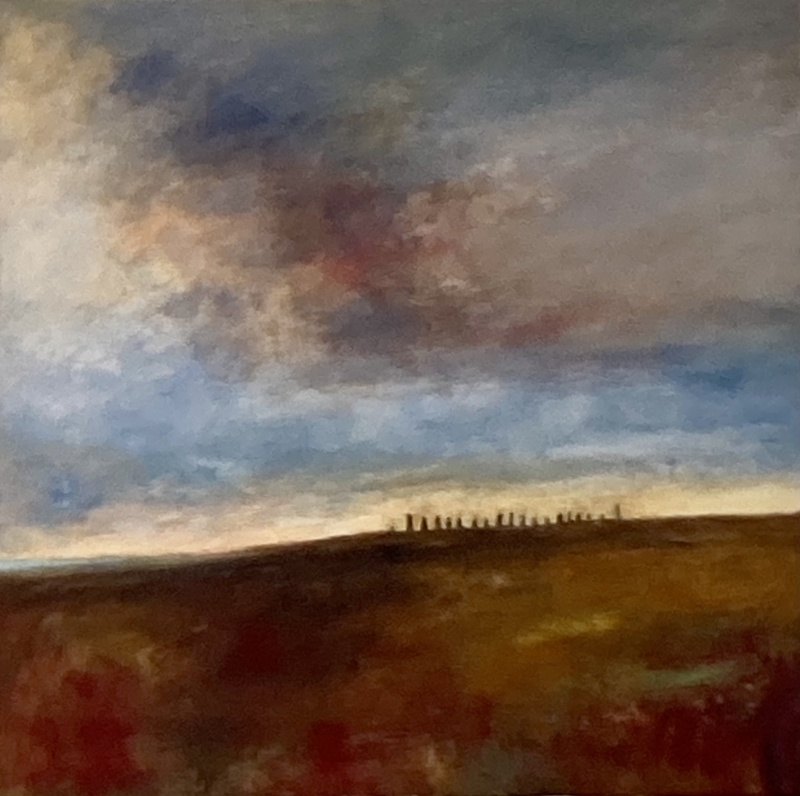 © Karin Anker. Ales Stenar  100cm X 100cm (SÅLD)