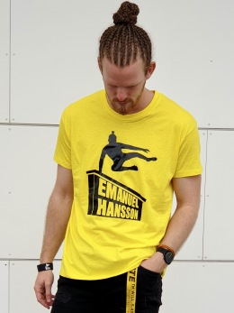 Emanuel Hansson T-Shirt gul - Emanuel Hansson T-shirt gul storlek barn 140