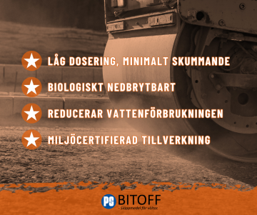 PS BITOFF  släppmedel för vältar PS BITOFF  släppmedel för vältar