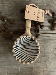 Kaffemått svart rand - 