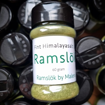 Fint Himalayasalt & Ramslök, 60 gram