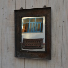 Vintagespegel fyrkantig