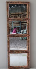 Juni: Handmålad spegel