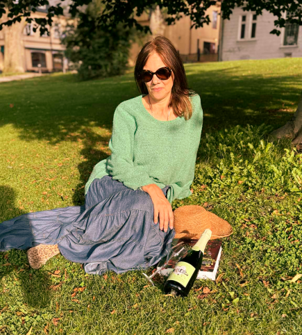 Rebecca med kvinna2 solstråle