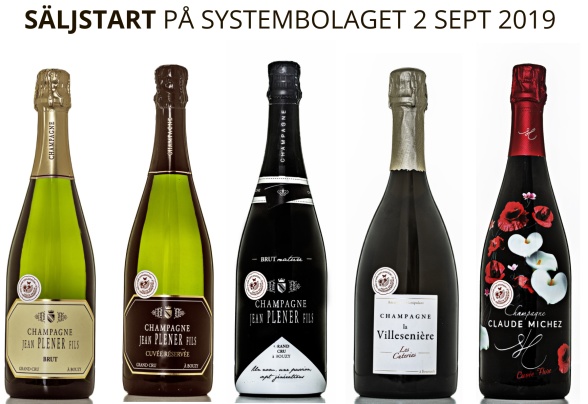 Nya spännande champagner i Bonnebox sortiment lanseras 2 september! Foto: Niklas Palmklint.