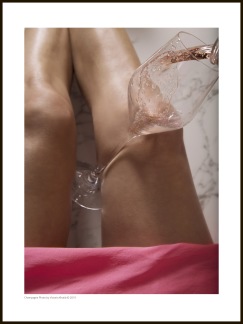 Champagne tavla – Waves of Rosé - 30 x 40 cm