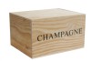 Champagnelåda i trä | 6 flaskor