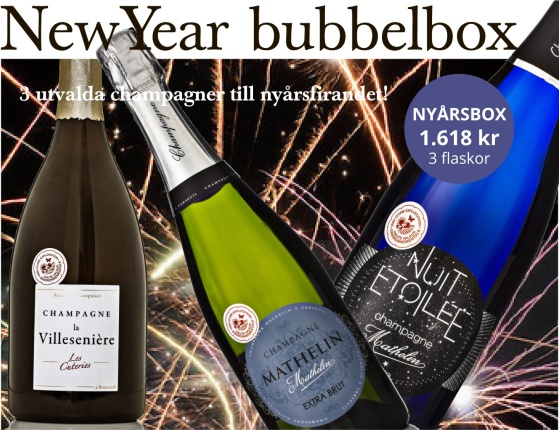 Champagnelåda till nyår från Bonnebox. Champagnelåda till nyår från Bonnebox.