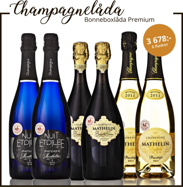 Champagne Mathelin Bonneboxlåda Premium