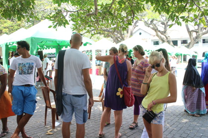 Marknad i Galle Marknad i Galle