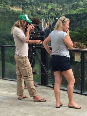 Tv-teamet på plats på Sri Lanka. Tv-teamet på plats på Sri Lanka.