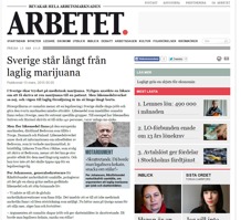 Sverige står långt från laglig marijuana
