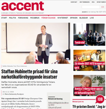 Staffan Hübinette prisad för sina narkotikaförebyggande insatser