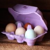 Äggkartonger för vaktel 6 ägg - Lavender