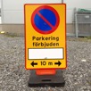 Skylt parkering förbjuden