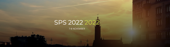 Please join our yearly meeting in Stockholm, November 7-8, 2022