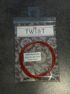 ChiaoGoo Twist Red kabel - ChiaoGoo kabel (M) 13cm