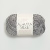 Sandnes Alpakka Silke 50g - Sandnes alpakka silke, gråmelerad 1042