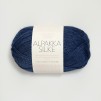 Sandnes Alpakka Silke 50g - Sandnes alpakka silke, inkblå 6063