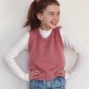 Petite Knit mönster - PetiteKnit Stockholm slipover junior (7-8 år - 12-14 år)