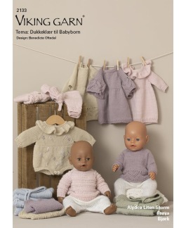 Viking häfte 2133, Dockkläder till babyborn - Viking häfte 2133, dockkläder till Babyborn