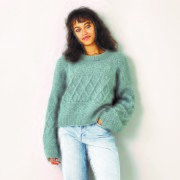 Permin mönster 8962105, Oversize sweater med struktur i Alice