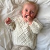 Petite Knit mönster - PetiteKnit Moby Sweater Baby (1-3mån, 3-6mån, 6-9mån, 9-12mån)