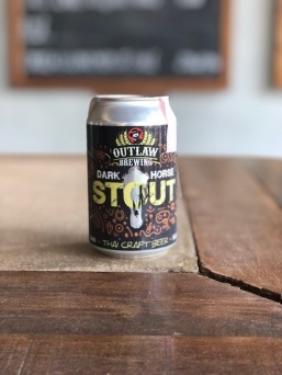 Outlaw Dark Horse, Stout from Outlaw Brewing, Thailand.
